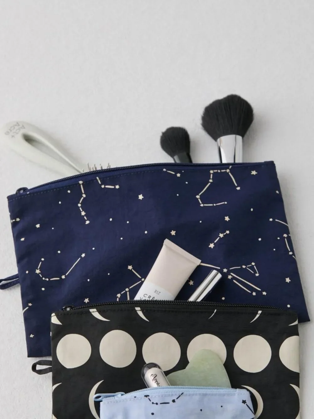 NWOT Baggu Flat Pouch Large - Constellation Midnight (Night Sky)